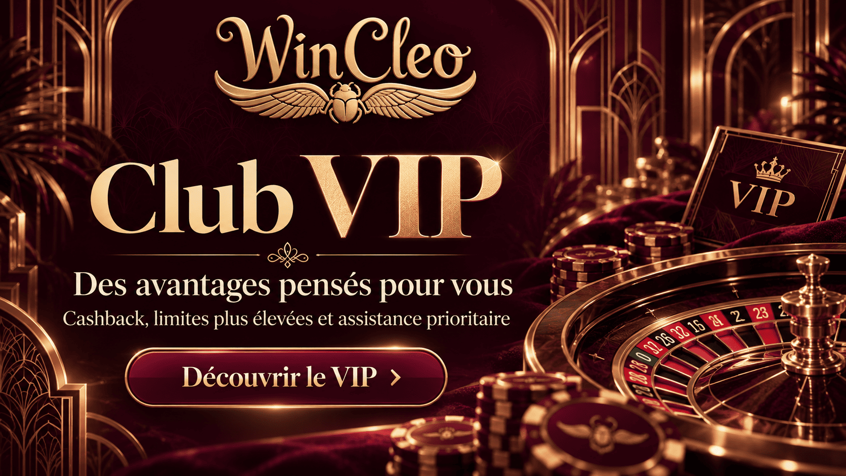 WinCleo Bonus de bienvenue casino en ligne